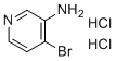 4-Bromopyridin-3-amine dihydrochloride molecular structure (CAS 1187932-30-4)