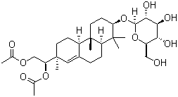 15,16-Di-O-acetyldarutoside molecular structure (CAS 1188282-02-1)