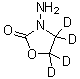 4,4,5,5-四氘代-3-氨基-2-恶唑烷酮分子结构 (CAS 1188331-23-8)