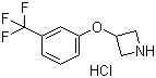 structure of CAS# 1188374-88-0, 3-[3-(Trifluoromethyl)phenoxy]azetidine hydrochloride