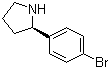 (R)-2-(4-Bromophenyl)pyrrolidine molecular structure (CAS 1189155-63-2)