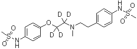 多非利特-d<sub>4</sub>分子结构 (CAS 1189700-56-8)