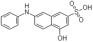 4-羟基-7-苯胺基萘-2-磺酸分子结构 (CAS 119-40-4)