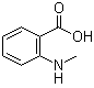 结构式 CAS# 119-68-6, 2-(甲基氨基)苯甲酸