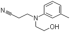 3-[(2-羟乙基)(3-甲基苯基)氨基]丙腈分子结构 (CAS 119-95-9)