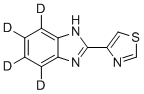 Thiabendazole-d4 (Major) molecular structure (CAS 1190007-20-5)
