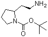 (S)-1-N-Boc-2-(aminomethyl)pyrrolidine molecular structure (CAS 119020-01-8)