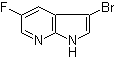 3-Bromo-5-fluoro-1H-pyrrolo[2,3-b]pyridine molecular structure (CAS 1190309-71-7)