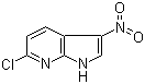 structure of CAS# 1190309-92-2, 6-Chloro-3-nitro-1H-pyrrolo[2,3-b]pyridine