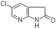 5-Chloro-1,3-dihydro-2H-pyrrolo[2,3-b]pyridin-2-one molecular structure (CAS 1190314-60-3)