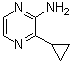 3-Cyclopropyl-2-pyrazinamine molecular structure (CAS 1190969-76-6)