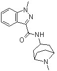 1-Methyl-N-(8-methyl-8-azabicyclo[3.2.1]oct-3-yl)-1H-indazole-3-carboxamide molecular structure (CAS 119193-37-2)