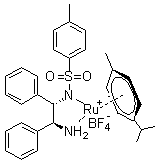 结构式 CAS# 1192483-25-2, [[(1S,2S)-2-氨基-1,2-二苯基乙基](4-甲基磺酰基)亚氨基](对伞花烃)