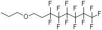 1,1,1,2,2,3,3,4,4,5,5,6,6-Tridecafluoro-8-(propoxy)octane molecular structure (CAS 1193010-01-3)