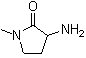 3-Amino-1-methylpyrrolidin-2-one molecular structure (CAS 119329-48-5)