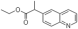 structure of CAS# 1193317-61-1, Ethyl 2-(quinolin-6-yl)propanoate;alpha-Methyl-6-quinolineacetic acid ethyl ester