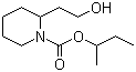 结构式 CAS# 119515-38-7, 埃卡瑞丁; 2-(2-羟乙基)哌啶-1-羧酸仲丁酯
