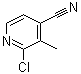2-Chloro-3-methyl-4-pyridinecarbonitrile molecular structure (CAS 1195189-83-3)