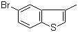 structure of CAS# 1196-09-4, 5-Bromo-3-methylbenzothiophene;5-Bromo-3-methylbenzo[b]thiophene
