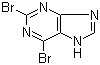 2,6-Dibromopurine molecular structure (CAS 1196-41-4)