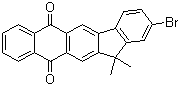 2-Bromo-13,13-dimethyl-6H-indeno[1,2-b]anthracene-6,11(13H)-dione molecular structure (CAS 1196107-73-9)