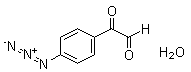 4-Azido-alpha-oxobenzeneacetaldehyde hydrate (1:1) molecular structure (CAS 1196151-49-1)