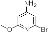 2-Bromo-6-methoxy-4-pyridinamine molecular structure (CAS 1196152-34-7)