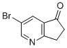 structure of CAS# 1196154-87-6, 3-Bromo-6,7-dihydro-5H-cyclopenta[B]pyridin-5-one