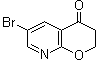 6-Bromo-2,3-dihydro-4H-pyrano[2,3-b]pyridin-4-one molecular structure (CAS 1196155-15-3)