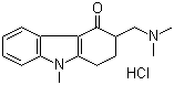 3-[(Dimethylamino)methyl]-1,2,3,9-tetrahydro-9-methyl-4H-carbazol-4-one hydrochloride molecular structure (CAS 119812-29-2)