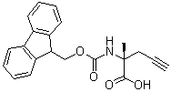 (2R)-2-[[(9H-Fluoren-9-ylmethoxy)carbonyl]amino]-2-methyl-4-pentynoic acid molecular structure (CAS 1198791-65-9)