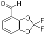 2,2-Difluorobenzodioxole-4-carboxaldehyde molecular structure (CAS 119895-68-0)