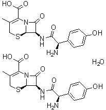 Cefadroxil hemihydrate molecular structure (CAS 119922-85-9)