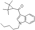 (1-Pentyl-1H-indol-3-yl)(2,2,3,3-tetramethylcyclopropyl)methanone molecular structure (CAS 1199943-44-6)