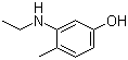 3-(乙基氨基)-4-甲酚分子结构 (CAS 120-37-6)