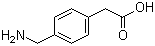 结构式 CAS# 1200-05-1, 4-氨基甲基苯乙酸