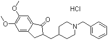 Donepezil hydrochloride molecular structure (CAS 120011-70-3)