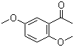 structure of CAS# 1201-38-3, 2',5'-Dimethoxyacetophenone;1-(2,5-Dimethoxyphenyl)-ethanone
