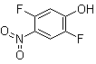 structure of CAS# 120103-18-6, 2,5-Difluoro-4-nitrophenol