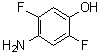 2,5-Difluoro-4-aminophenol molecular structure (CAS 120103-19-7)