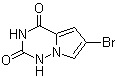 6-溴吡咯并[2,1-f][1,2,4]三嗪-2,4(1H,3H)-二酮分子结构 (CAS 1201784-90-8)