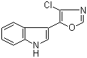 3-(4-Chloro-5-oxazolyl)-1H-indole molecular structure (CAS 120191-51-7)