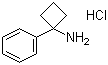 1-Phenylcyclobutylamine hydrochloride molecular structure (CAS 120218-45-3)