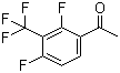 结构式 CAS# 1202679-46-6, 1-[2,4-二氟-3-(三氟甲基)苯基]乙酮; 2',4'-二溴-3'-三氟甲基苯乙酮