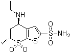 Dorzolamide molecular structure (CAS 120279-96-1)