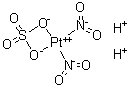 Hydrogen dinitrosulfatoplatinate(II) molecular structure (CAS 12033-81-7)