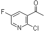 1-(2-Chloro-5-fluoro-3-pyridinyl)ethanone molecular structure (CAS 1203499-12-0)