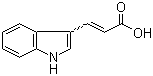 结构式 CAS# 1204-06-4, 吲哚-3-丙烯酸; 3-吲哚丙烯酸