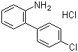 2-Amino-4'-chlorobiphenyl hydrochloride molecular structure (CAS 1204-44-0)