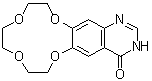 7,8,10,11,13,14-Hexahydro-[1,4,7,10]tetraoxacyclododecino[2,3-g]quinazolin-4(3H)-one molecular structure (CAS 1204313-57-4)